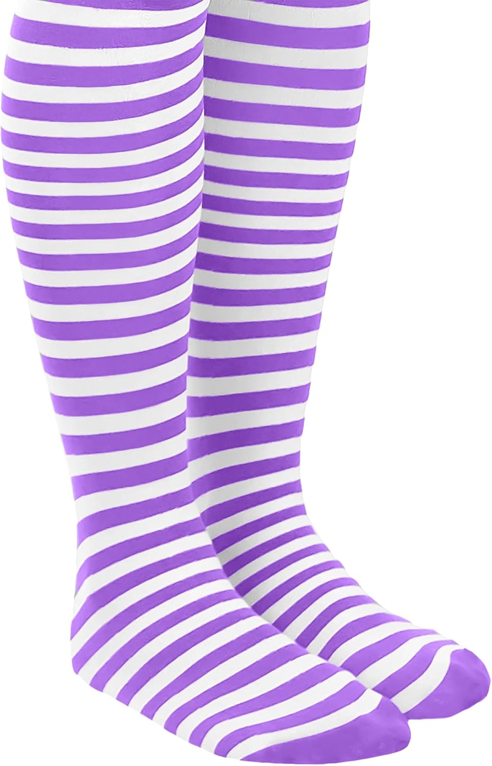 Nylon Striped Tights for Women Opaque Stripe Pantyhose Halloween Cosplay Hose - Image 5
