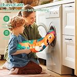 Kids Sleeping Bag with Double Zips 150 * 60cm Soft and Comfortable Toddler Nap Mat with Removable Pillow Roll Up Kids Slumber Bag for Preschool Daycare Camping