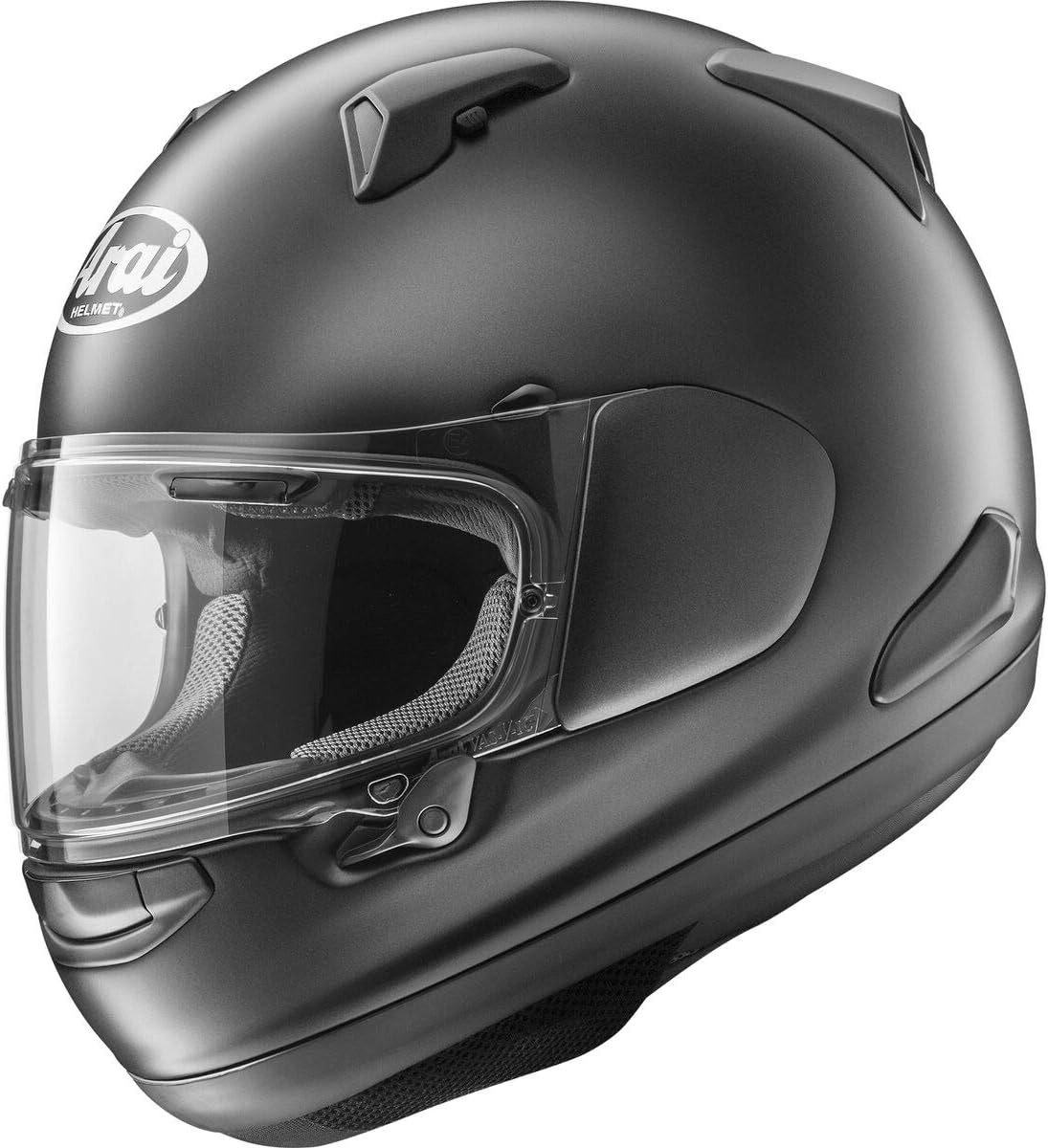Arai Quantum-X Solid Adult Street Motorcycle Helmet – Black Frost/Medium Arai Quantum-X Solid Adult Street Motorcycle Helmet – Black Frost/Medium