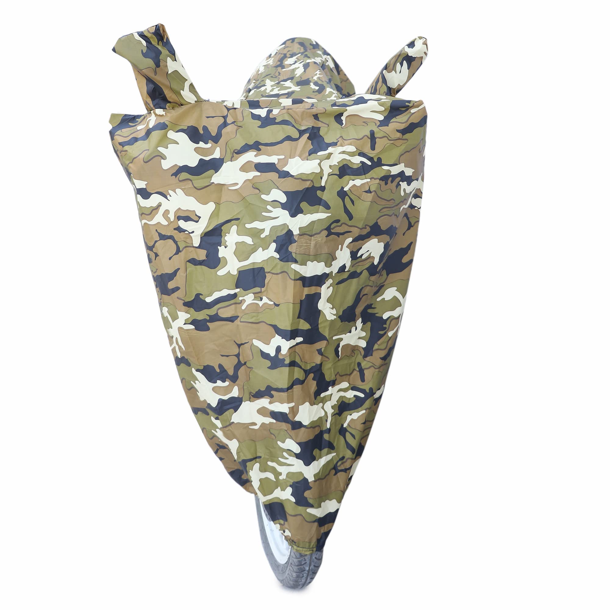 Autofact Waterproof Scooty Cover Compatible with LML Express (All Variants)| Mirror Pockets | Windproof Design | Full Length Body Cover| UV Protection |Jungle Green Color