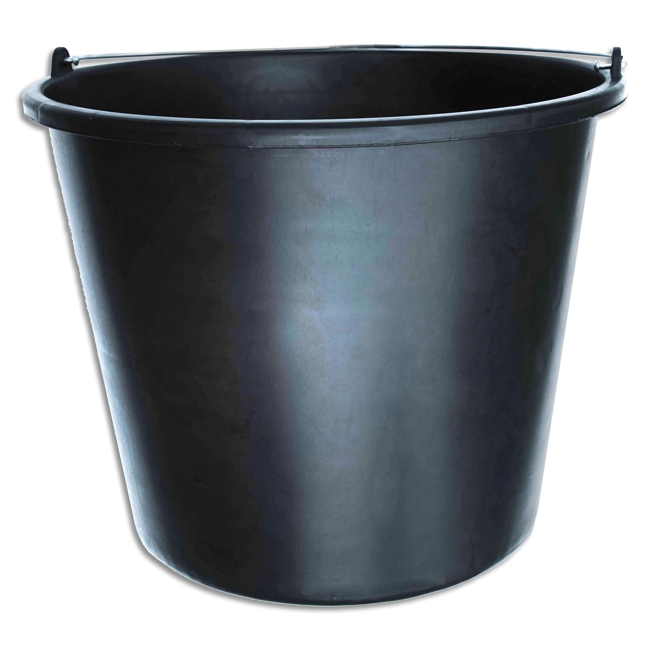 Stella Bucket for Construction Site - Black (20 Litres)
