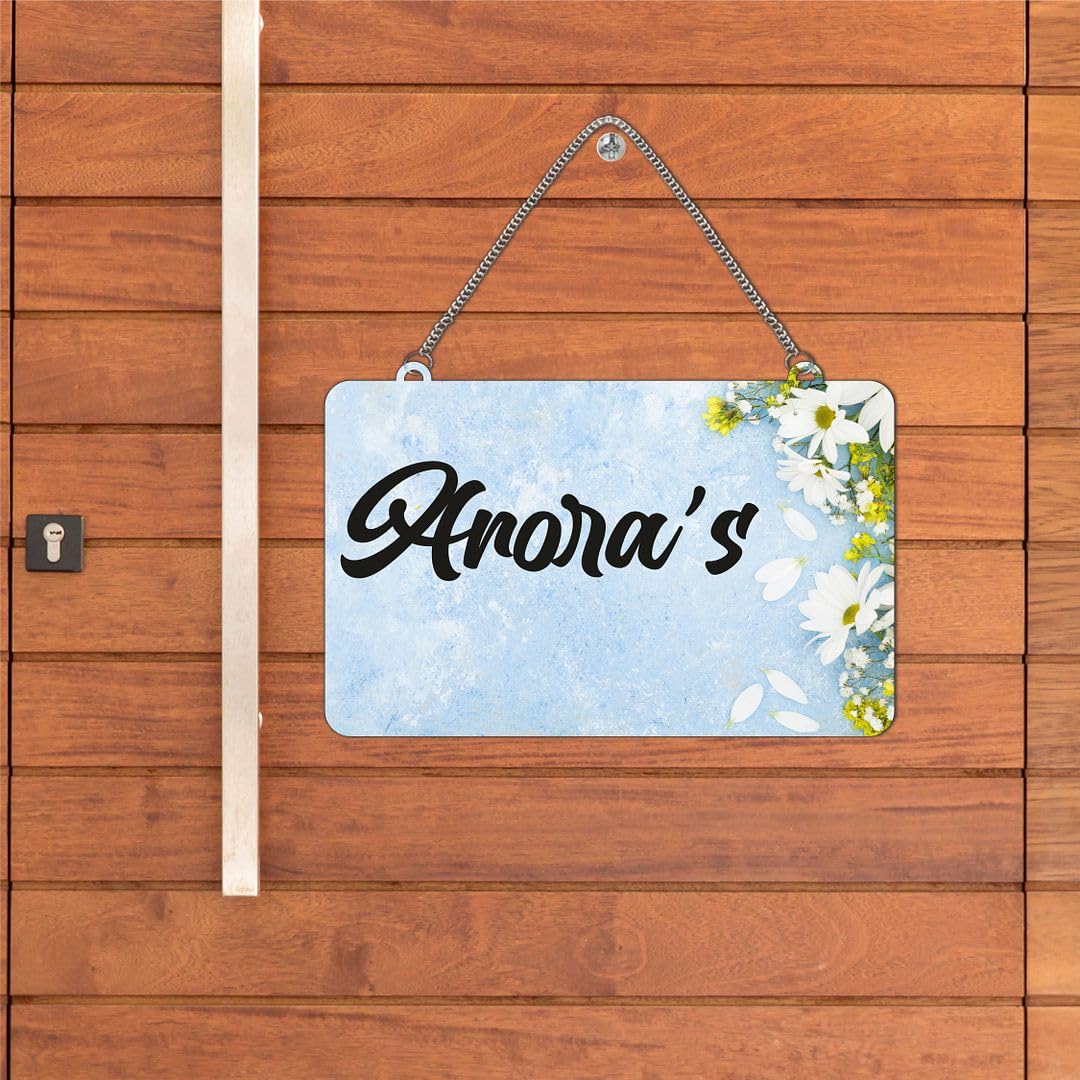 CVANU Customized Wooden Name Plate for Home Entrance Multicolour Size(10.5x18inch)_C1 — Amazon image 7