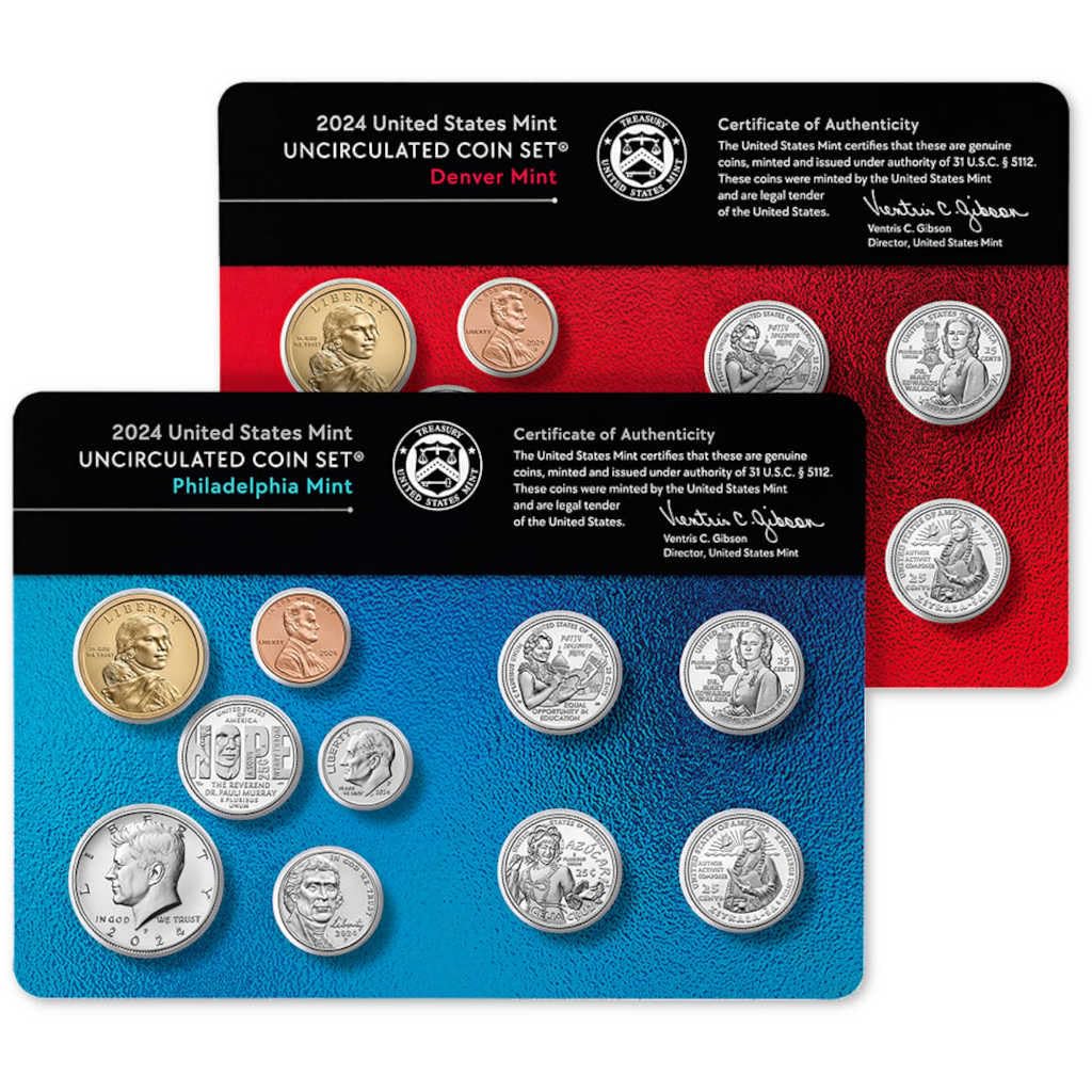 2024 U.S. Mint Uncirculated Coin Set (OGP/COA)