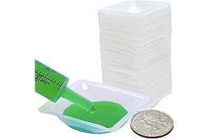 125-Pack 7ml Square Mini Anti-Static Weigh Boats