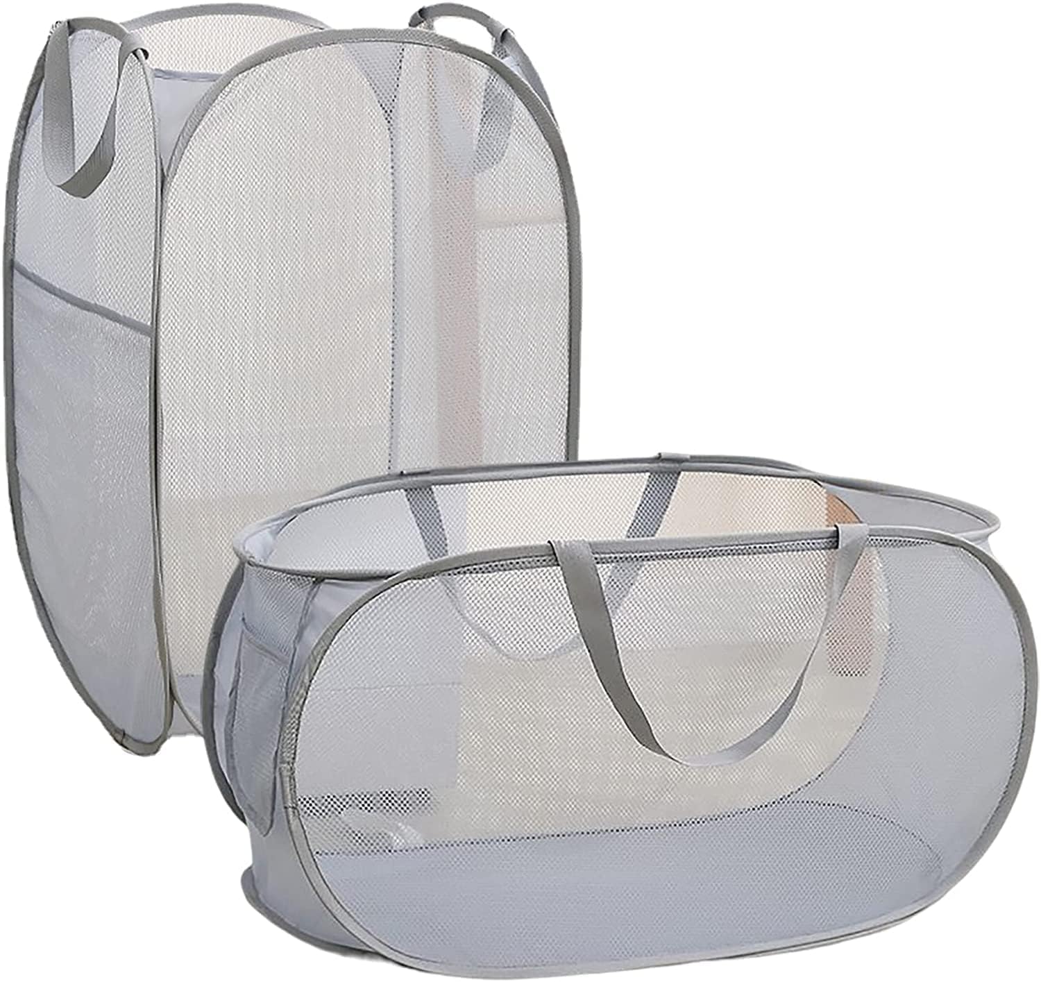 2 Pack Laundry Basket,Pop Up Laundry Hamper,Collapsible laundry basket,Applicable to The Storage
