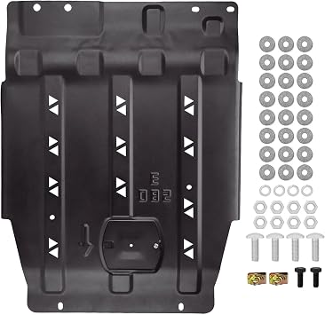 GXARTS Transmission Skid Plate Gearbox Splash Shield Guard FL3Z-5D032-D Compatible with Ford F150 2015-2022
