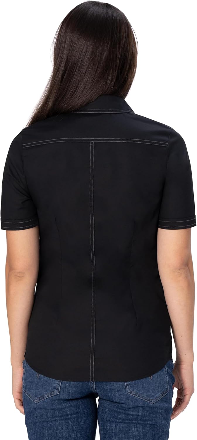 Chef Works Womens Cody Zip Work Shirt - Image 3