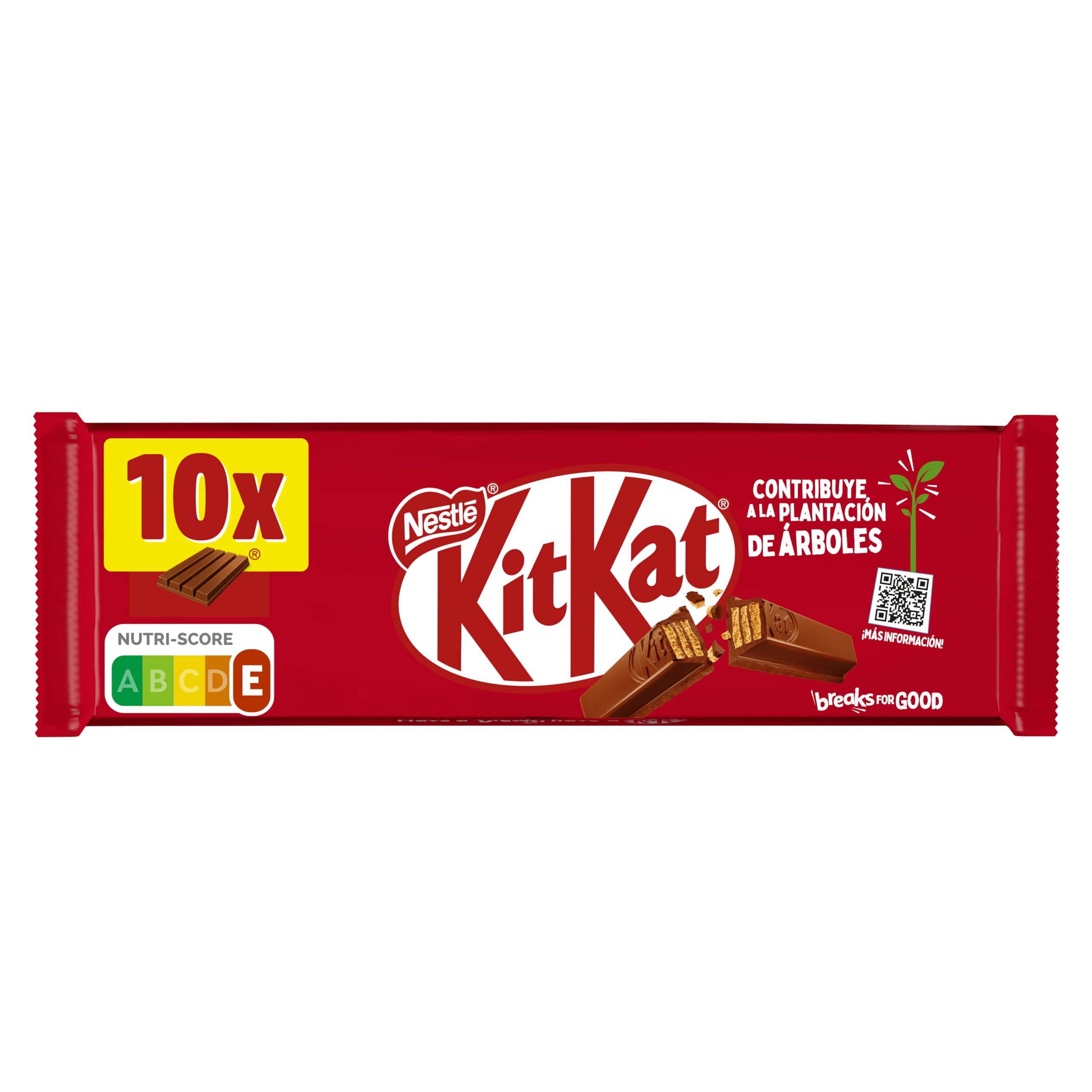 Kit Kat Leche - - Pack de 10 Unidades 430 g - Pack de 24