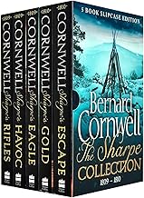 Sharpe Series Books 6 - 10 Collection Box Set by Bernard Cornwell (Sharpe's Rifles 1809, Havoc 1809, Eagle 1809, Gold 1809 & Escape 1810)