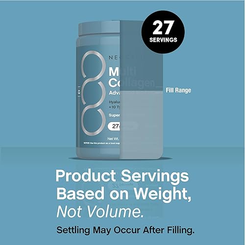 Miniatura 8 de NeoCell Polvo de biopéptidos multicolágeno  22 onzas  Avanzado con ácido hialurónico y vitamina C  10 súper tipos de colágeno  Absorción superior