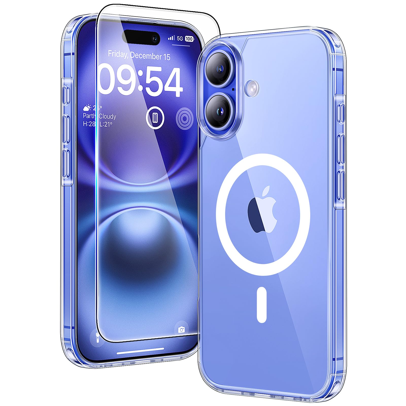 TAURI Magnetic Case for iPhone 16 Plus 6.7