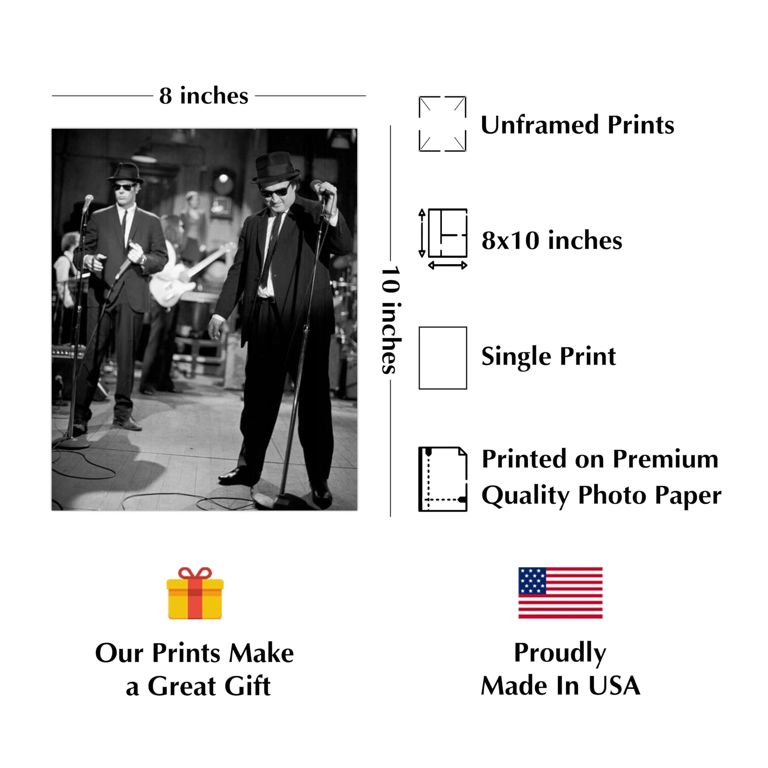 Amazon.com: Blue Brothers- Vintage Wall Art Print, This Ready to