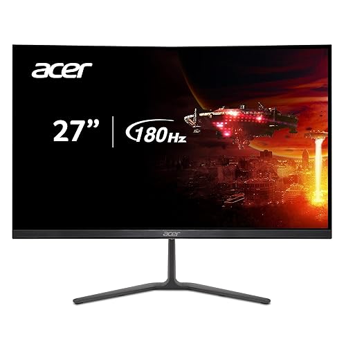 Acer Nitro KG270 M5biip 27-in Full HD 1920 x 1080 PC Gaming IPS Monitor | AMD FreeSync Premium | 180Hz Refresh | 1ms VRB | | 99% sRGB | 1 x Display Port 1.2 & 2 x HDMI 2. - 180Hz - KG270 M5biip 27" FHD