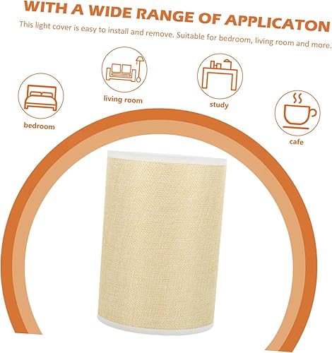 Miniatura 9 de DOITOOL Lámpara de pantalla de lino mediana