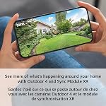 Blink Extérieur 4 XR – caméra sans fil batterie de deux ans avec 4x la couverture de sécurité, 1000 ft en plein air ou 400 ft à usage typique — 2 système de caméra