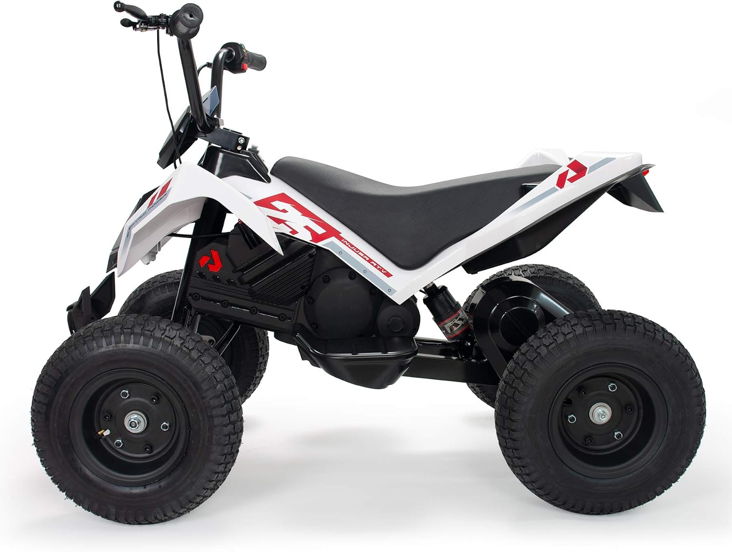 INJUSA X-Treme Zero 24V Electric Quad, side view.