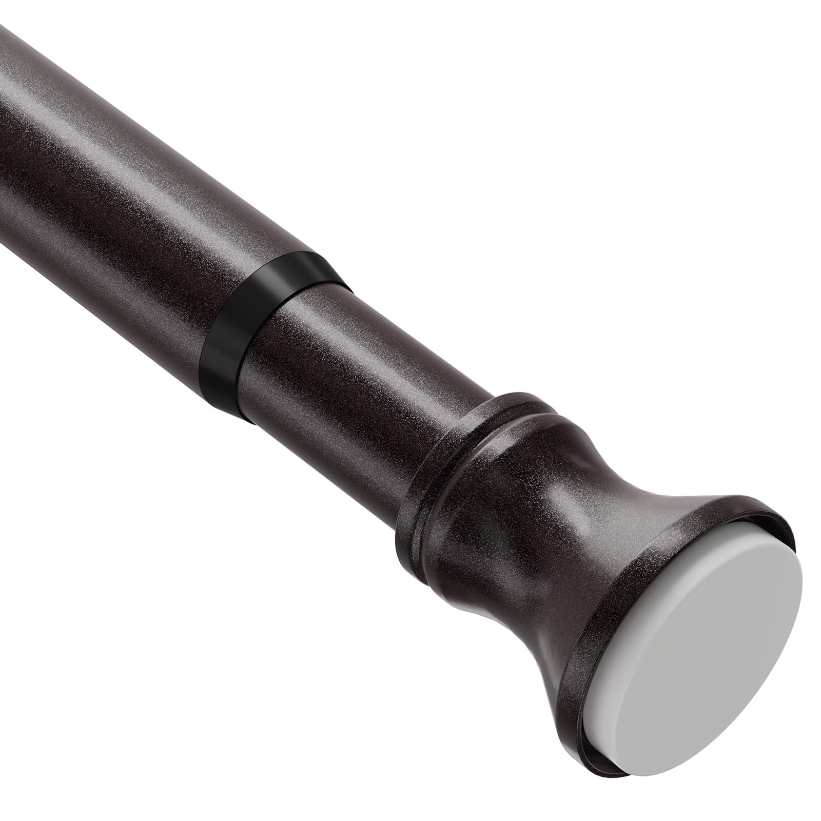Photo 1 of [SEE CLERK NOTES] Amazer Spring Tension Shower Curtain Rod, 26-42 Inches Rust-Resistance Tension Curtain Rod Bathroom Rod, Adjustable Shower Curtain Rod No Drill, Bronze