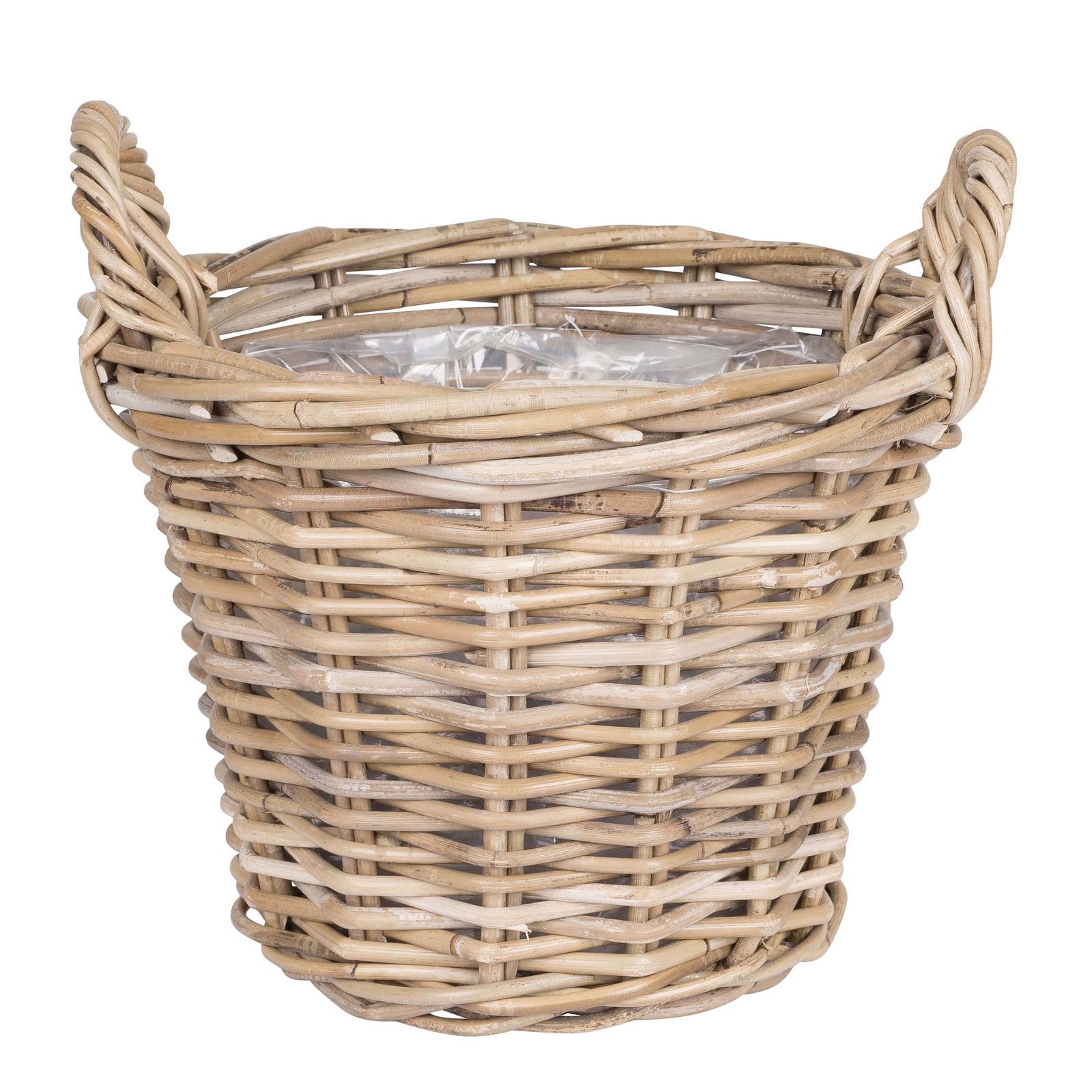 Van der Leeden Basket Rattan Grey