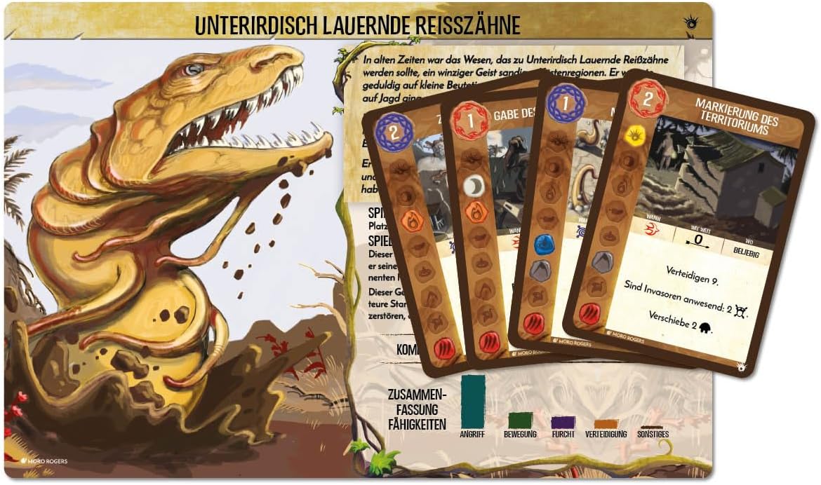 Pegasus Spiele Spirit Island Underground Lurking Fangs [Mini Expansion] White