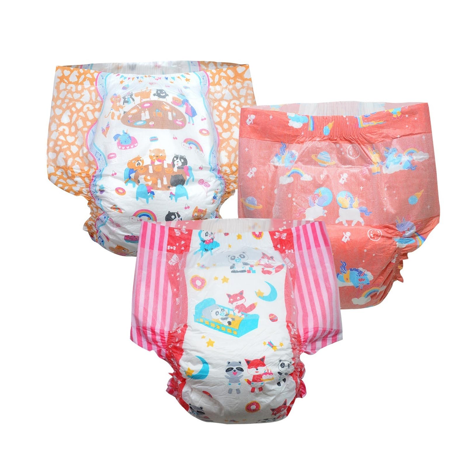 Amazon.co.jp: ABDLおむつ恋人ソフトかわいいタイガーフルプリント