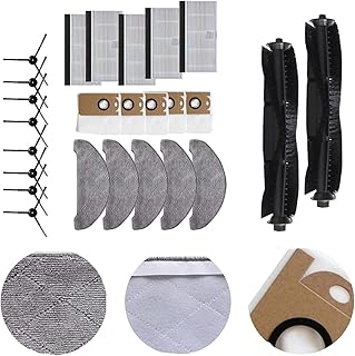 Beegie Sweeper Spare Parts ã€‚ Compatible for Laresar L6 Pro ã€‚Compatible for Ultenic T10 Robot Vacuum Cleaner Mop Pads Dust Bags Replacement Accessories