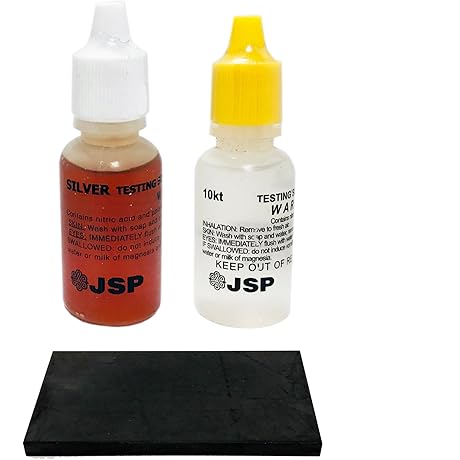 2 JSP Gold & Silver Testing Solutions 10K
