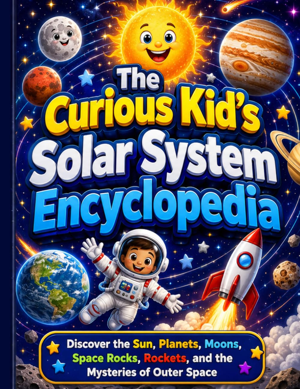 The Curious Kid’s Solar System Encyclopedia: Discover the Sun, Planets, Moons, Space Rocks, Rockets, and the Mysteries of Outer Space