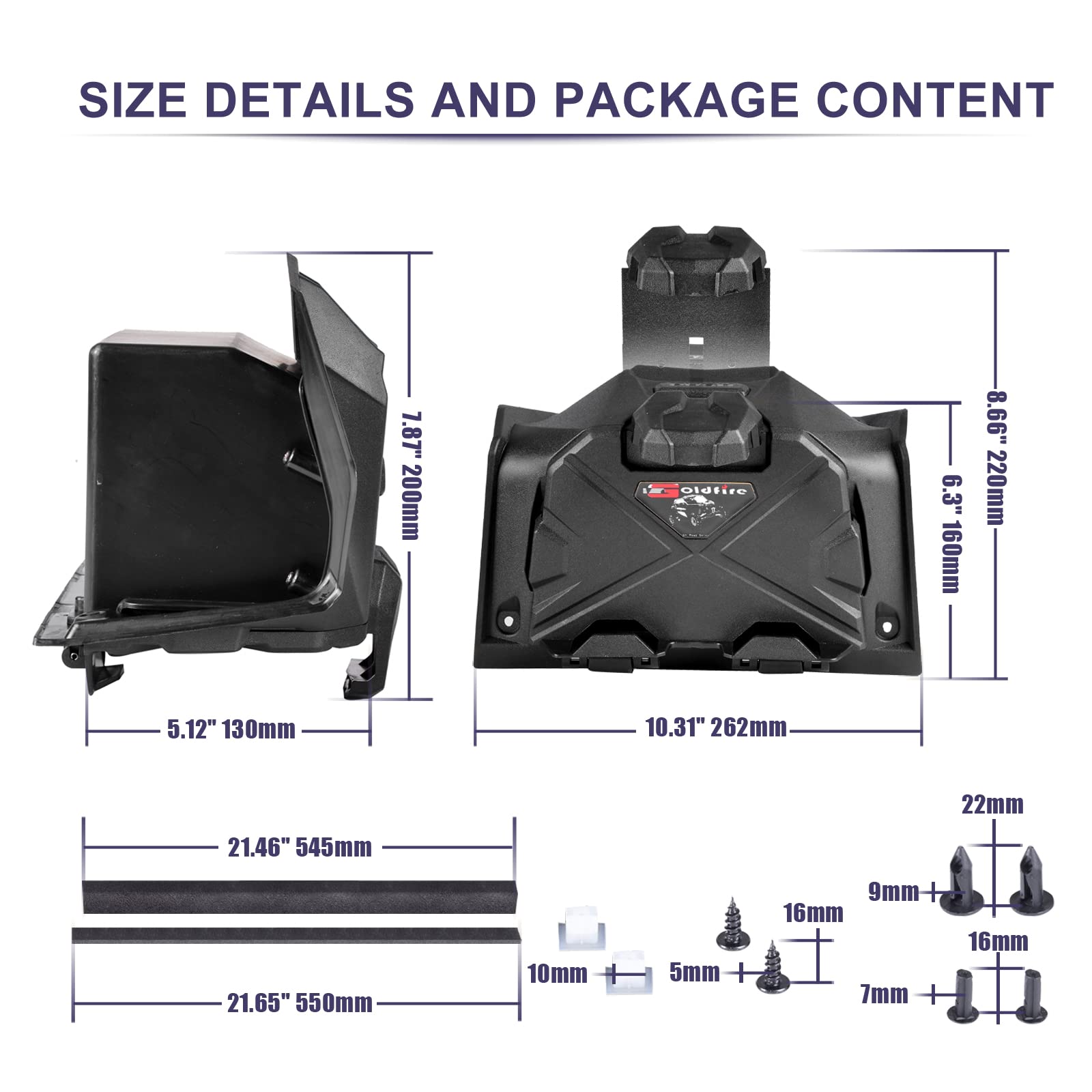 UTV Dispositivo Elettronico Tablet Telefono Holder per 2019-2023 Polaris RZR XP 1000 Accessori Scatola di Immagazzinaggio Organizer Vassoio
