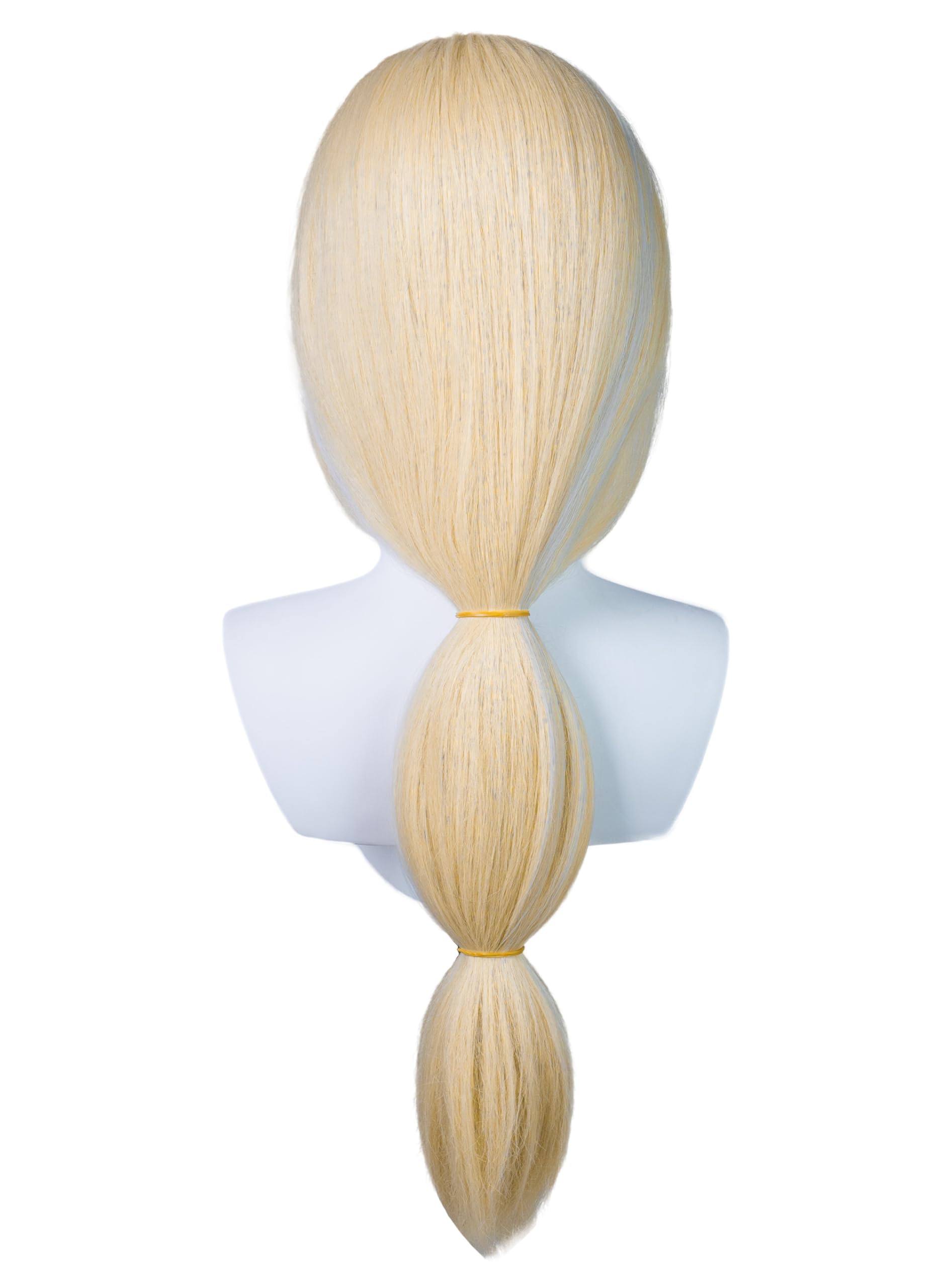 OSIAS Charlie Morningstar Wig Long Golden Mixed With Red and White With Ponytail Synthetic Heat Resistant Hair - Image 4