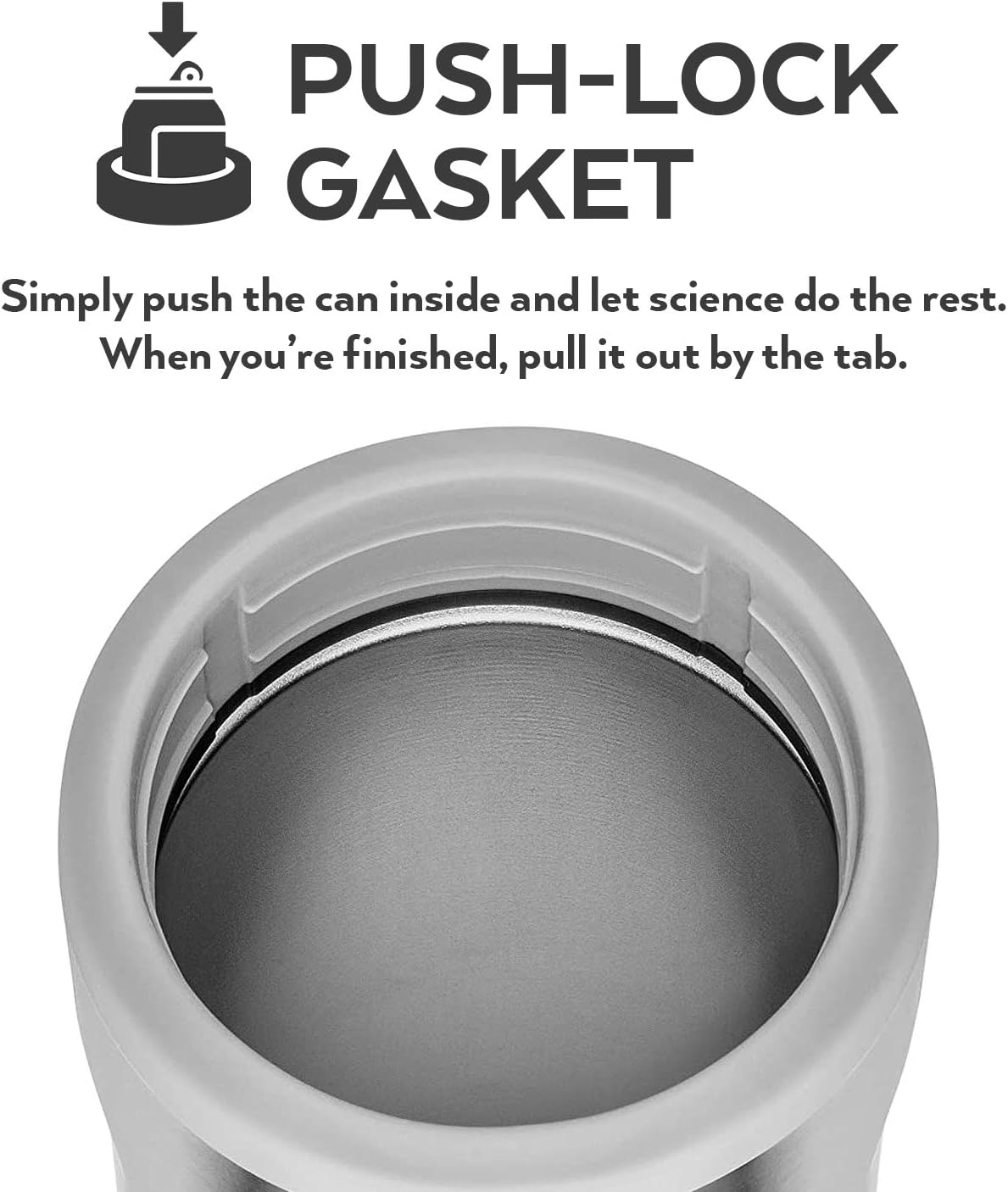 BrüMate Hopsulator Slim Double-walled Stainless Steel Insulated Can Cooler for 12 Oz Slim Cans (Matte Navy): Kitchen & Dining