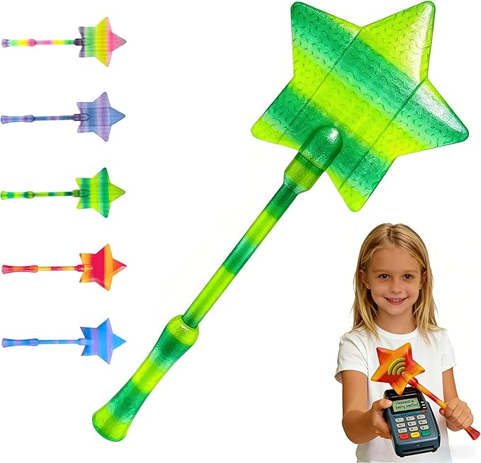 BECUAZC Magic Fairy Credit Card Wand Holder for Easy Payments