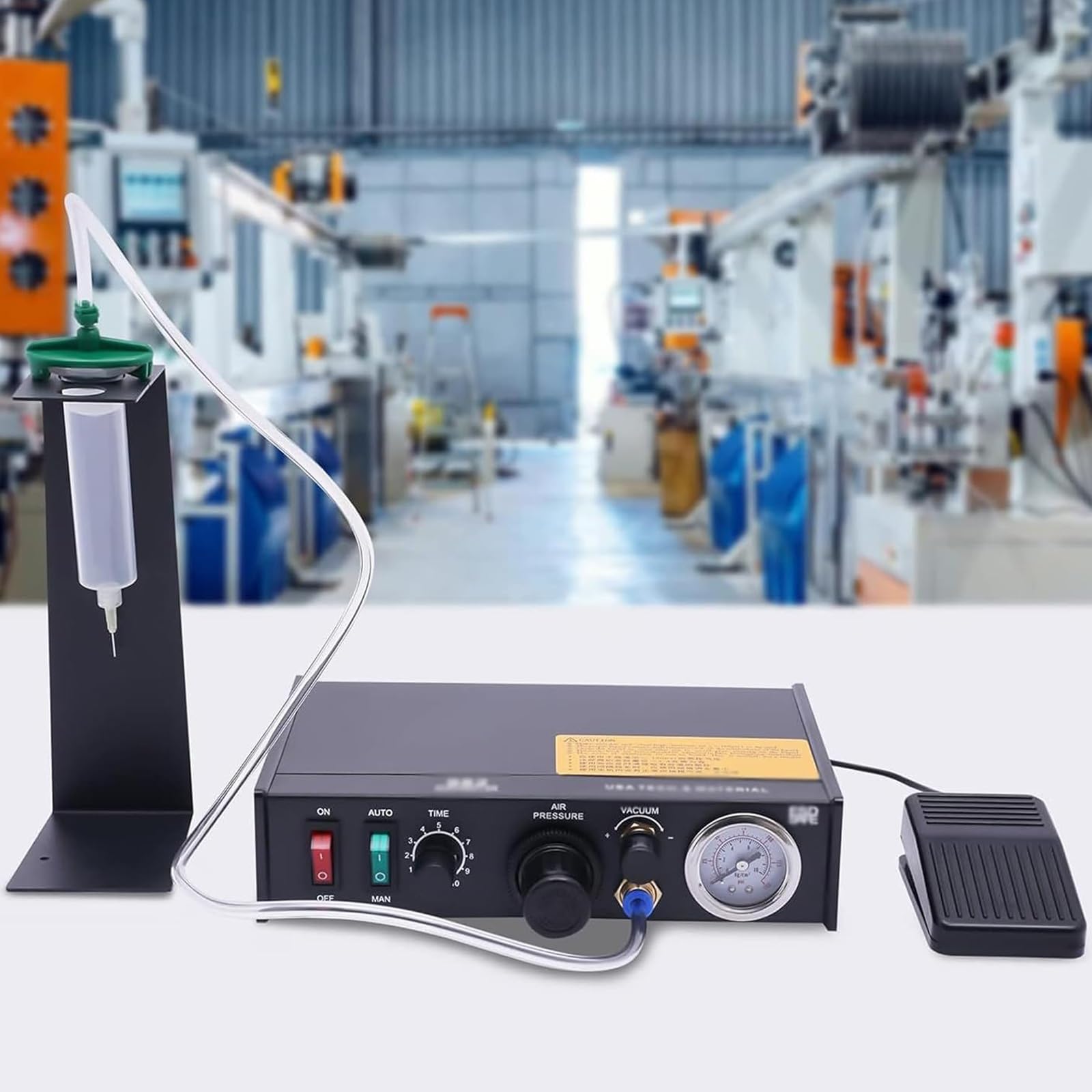 Distributeur de colle pneumatique semi-automatique 0,01 ml pour l'électronique