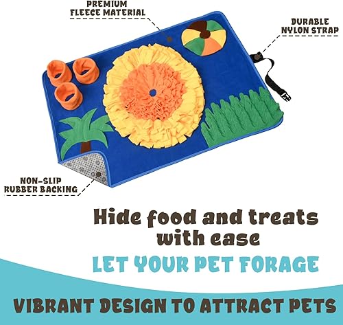 Miniatura 5 de Puff and Percy's Alfombrilla de olfateo para perros, 30"x22"