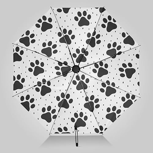 Paraguas plegable compacto lindo gatos y mariposas paraguas de viaje automático cierre abierto acuarela paraguas invertido paraguas para lluvia