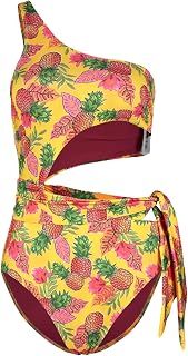 Traje de Baño de Punto con Bloques de Color Mujer