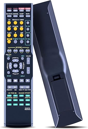 RAV533 - Control remoto de repuesto compatible con sistema estéreo receptor AV Yamaha RX-V479 RX-V579 RX-V481 RX-V481D RX-V483 RX-V581 RX-V583 RAV533 - Control remoto de repuesto compatible con sistema estéreo receptor AV Yamaha RX-V479 RX-V579 RX-V481 RX-V481D RX-V483 RX-V581 RX-V583