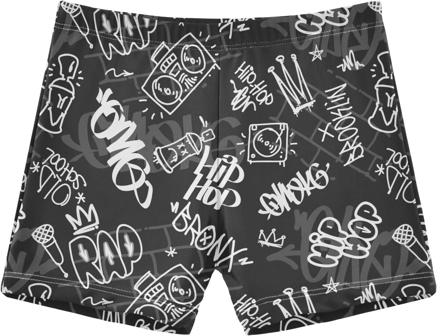 Construction Machines Yellow Boys Swim Trunks Swimsuits for Toddler boy Swim Shorts Trunks