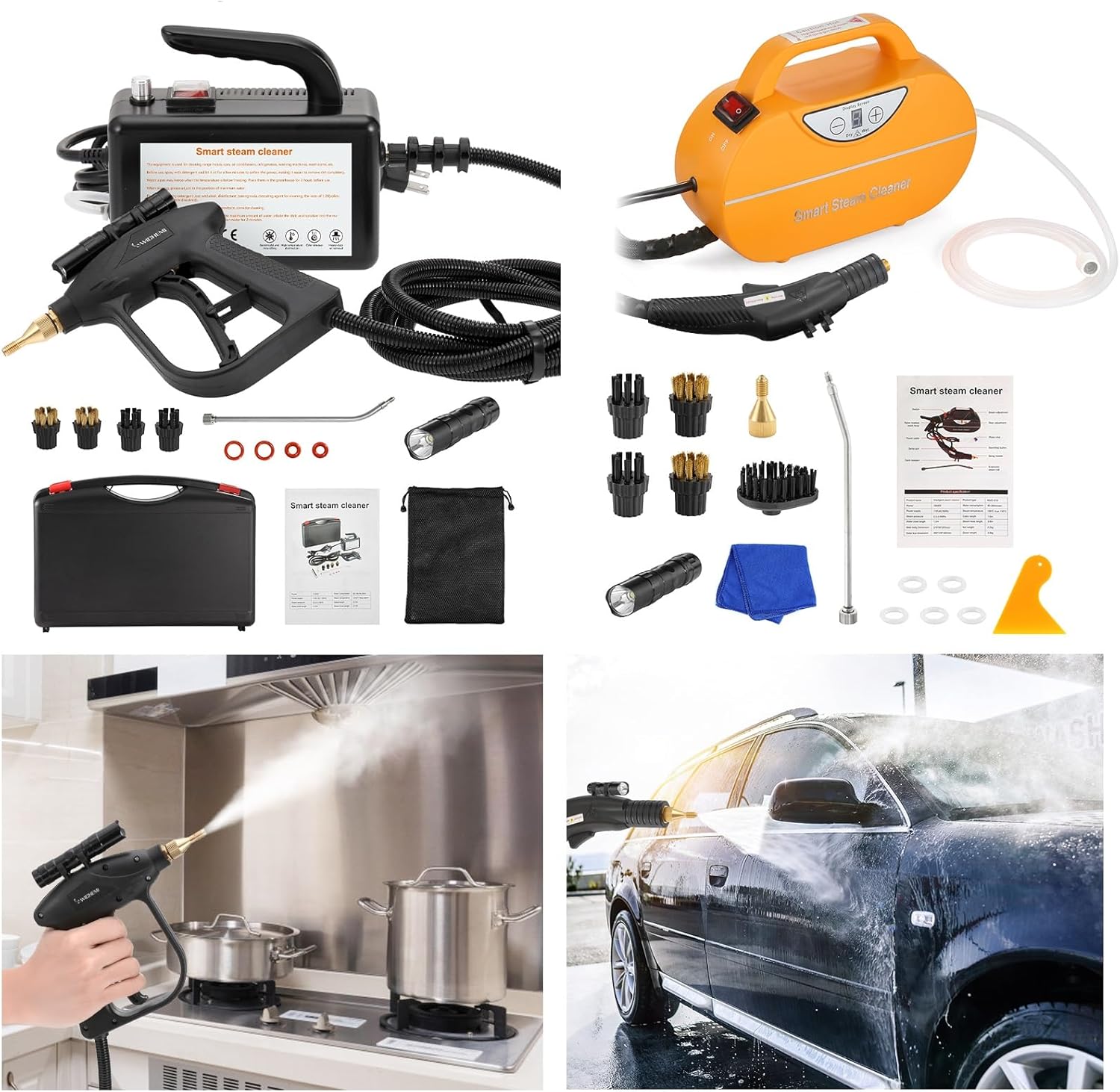 Handheld Steam Cleaner, WICHEMI Upgraded High Temperature
