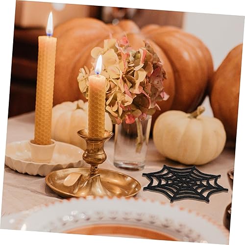 Miniatura 9 de UPKOCH 6 posavasos resistentes al calor, tapetes decorativos de fieltro para Halloween