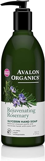 アバロンオーガニック[AVALON ORGANICS]ハンドソープローズマリー355ml [並行輸入品]