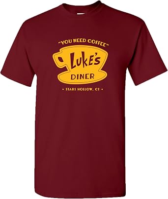 Lukes Diner - Stars Hollow Coffee Novelty TV Show T Shirt