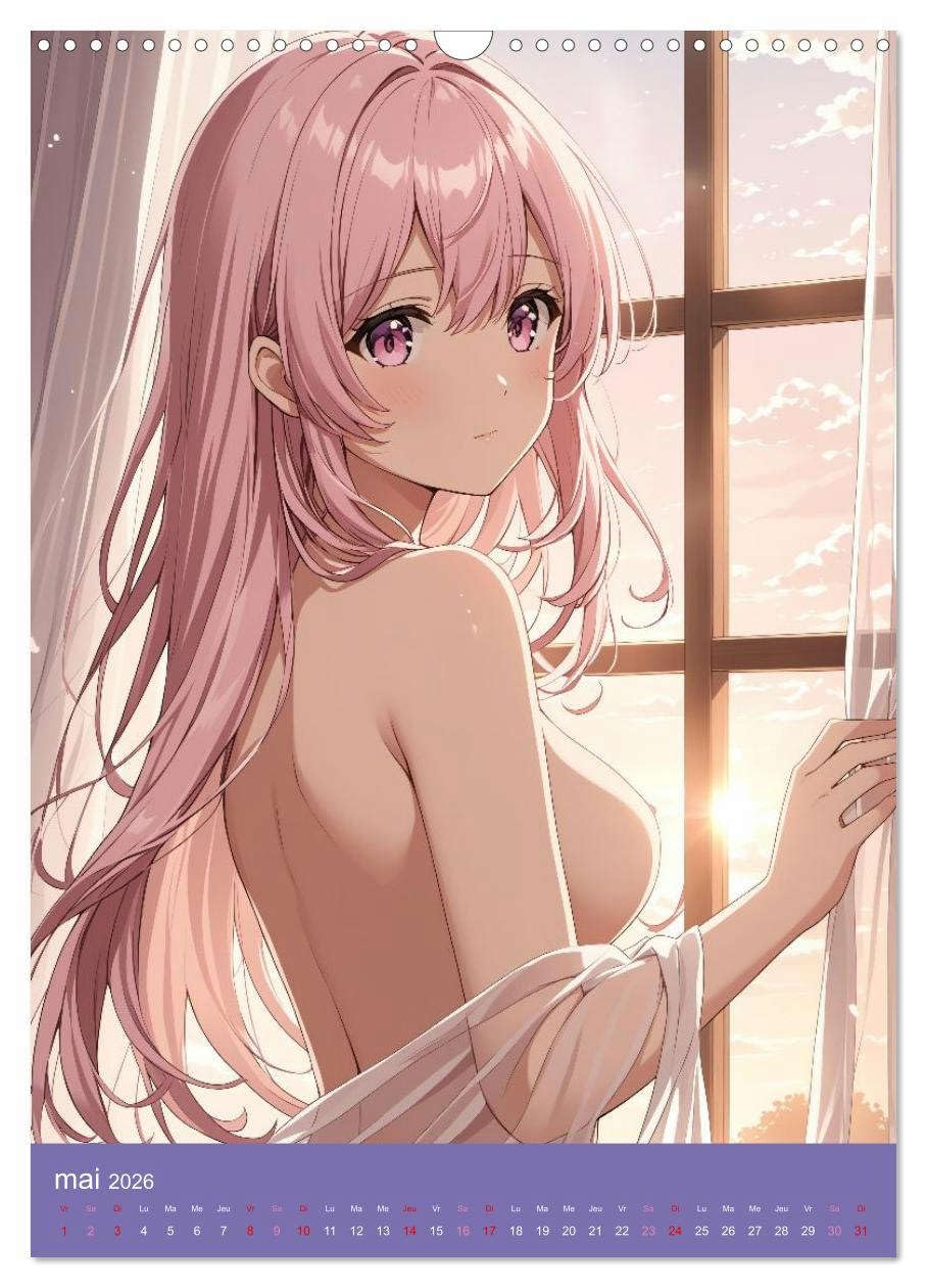 MANGA SENSUEL - Beautés japonaises dénudées et séduisantes (Calendrier mural 2026 DIN A3 vertical), CALVENDO calendrier mensuel: Beautés japonaises ... et passionnés d'anime (CALVENDO Érotisme)