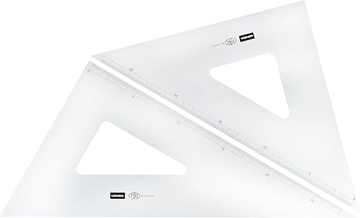 Amazon Co Jp ウチダ 三角定規 30cm 2mm 目盛り付 1 809 3002 ホーム キッチン