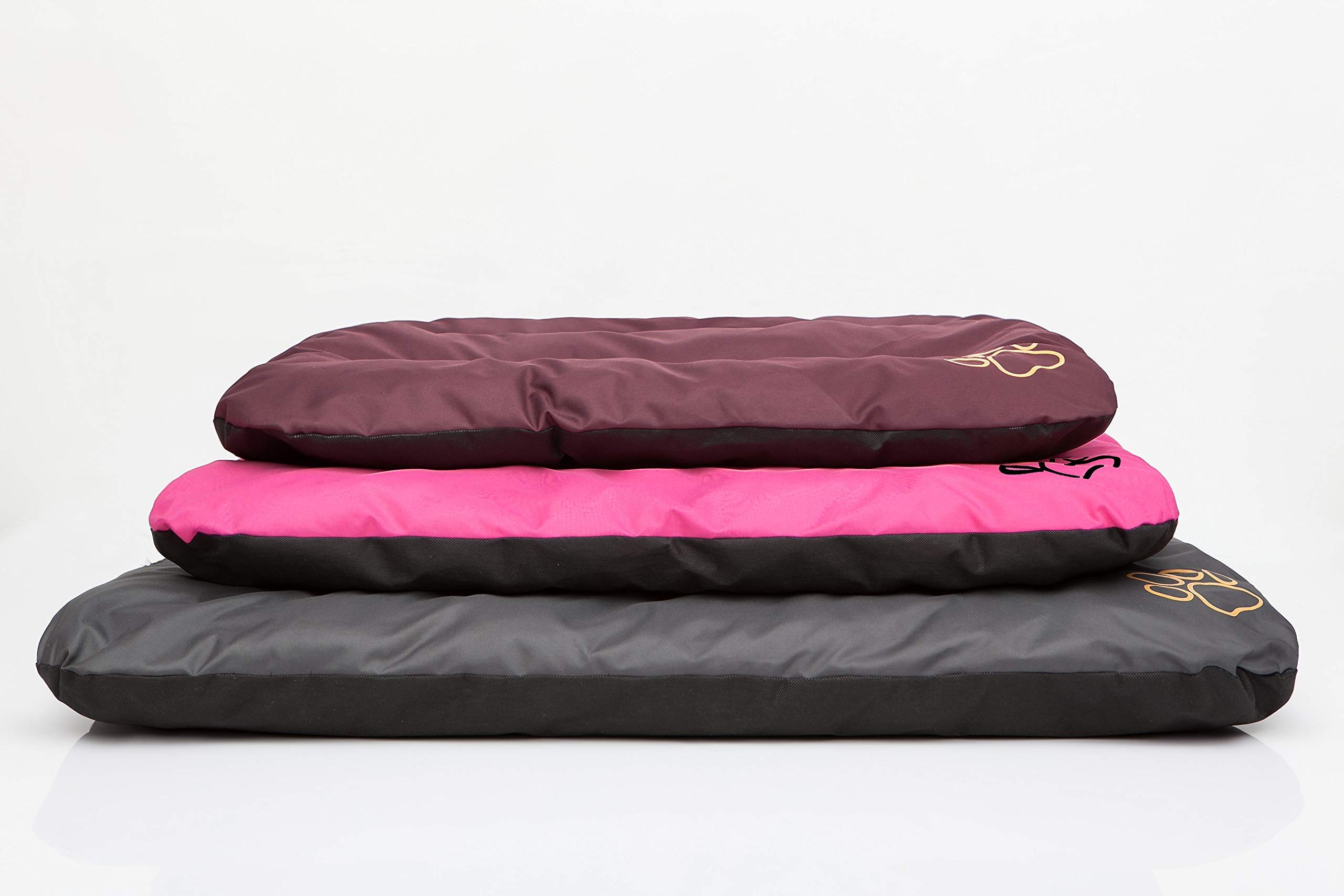 Materassino per cani, cuscino per cani, cuccia, divano, letto, letto per animali domestici, morbido lettino per cani, cuscino R3 – 115 x 80 cm, rosso