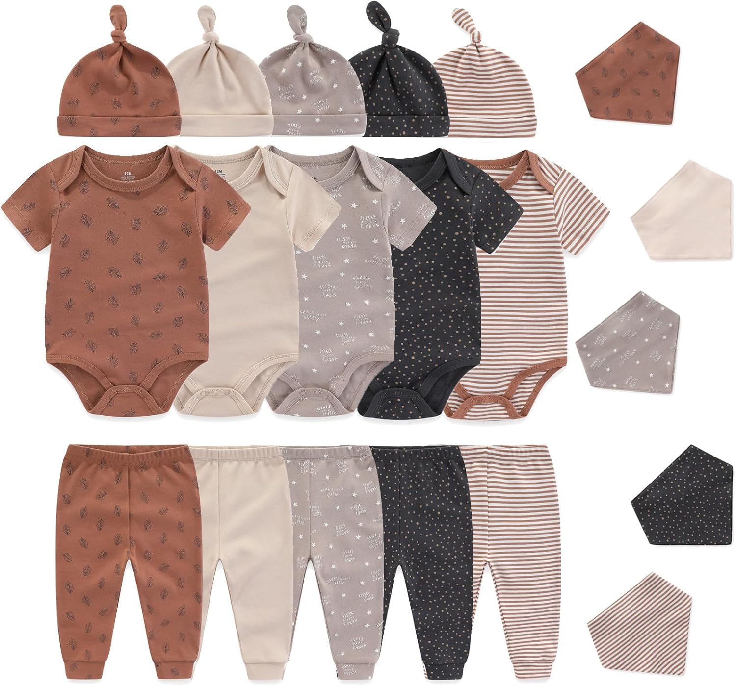 Baby Short Sleeve Jumpsuit Essentials Infant Clothing Set