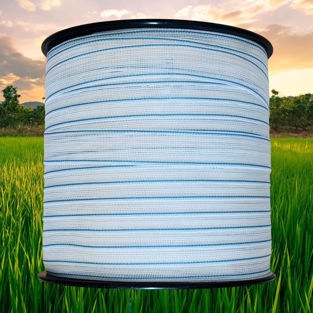 Weidezaunband 40mm 500m mit Drähten aus Kupfer 3x0,3mm 0,11 Ohm/m