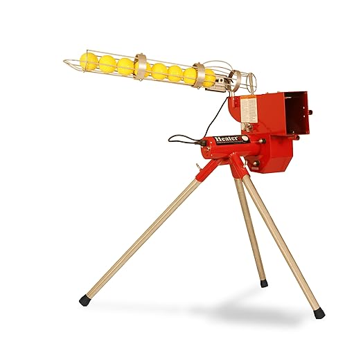 Heater Sports Softball Pitching Machine with 9 Ball Automatic Feeder