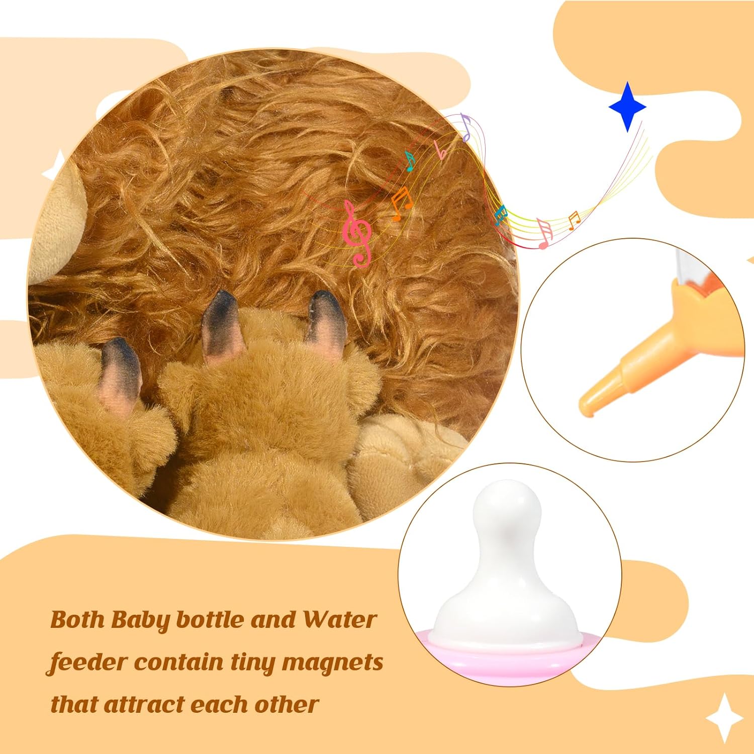 Nurturing Cow Stuffed Animal with 2 Plush Babies,Baby Stuffed for Girls and Boys Plushy Mommy Cattle with Baby Cattle for Birthday Party Favors Gifts - Image 3