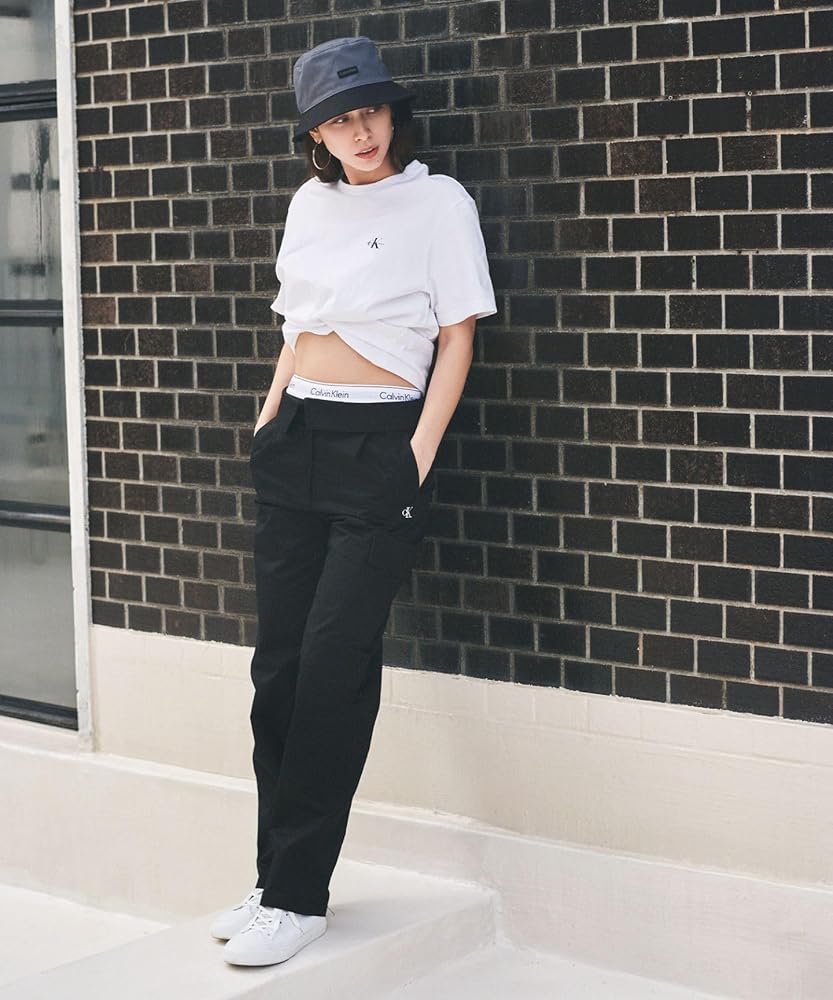   MODERN COTTON ロゴウエストジョガーパンツ カルバン クライン Calvin Klein MODERN COTTON LOUNGE ジョガー