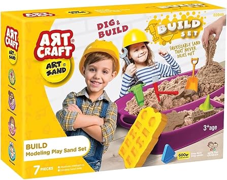 Artsand İnşaat Kum Set 600 Gr.Oyun Hamuru